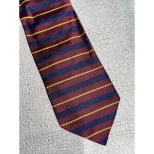 Brooks Brothers Men’s Dress Tie Size 57” Burgundy Striped Business Formal City